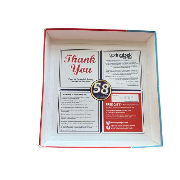 Springbox 1000 Piece Jigsaw Puzzle Along Route 66 Retro - Picture 7 of 7